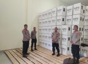 Pengamanan Surat Suara Pemilihan Gubernur dan Wakil Gubernur serta Bupati dan Wakil Bupati di Gudang KPUD Kolaka Utara