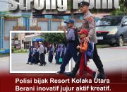 Polres Kolaka Utara Gelar Kegiatan Strong Point untuk Meningkatkan Keamanan dan Ketertiban