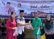 Polres  kolaka utara sukses amankan sholat idul adha 1446 H  dilanjutkan dengan gelar pemotongan 14 ekor sapi qurban