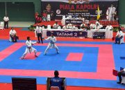 Tim Karate Polda Sultra Sabet Empat Medali di Kejurnas Karate Piala Kapolri 2025