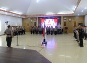 Polda Sultra Gelar Upacara Pemuliaan Nilai-Nilai Luhur Tribrata Peringati Hari Bhayangkara ke-79