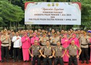 Momen Hari Bhayangkara ke-79, Sebanyak 629 Personel Polda Sultra Naik Pangkat