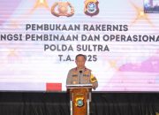 Wakapolda Sultra Buka Rakernis Gabungan Fungsi Pembinaan dan Operasi: Dorong Profesionalisme dan Sinergi Antar Fungsi
