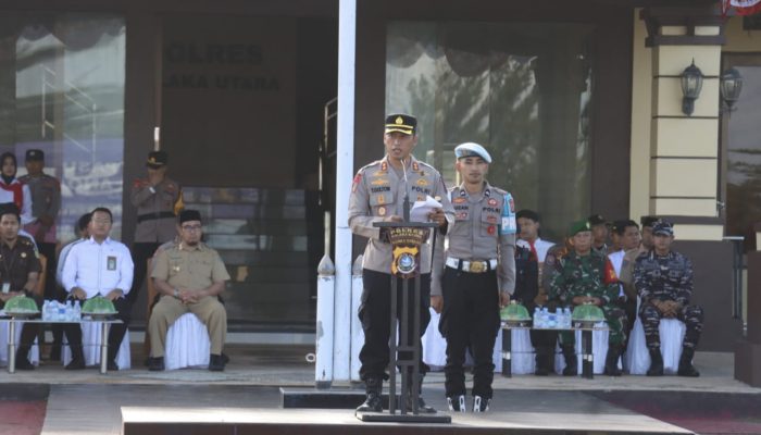 Polres Kolaka Utara Apel Gelar pasukan Operasi Patuh Anoa 2025: 7 Sasaran Prioritas
