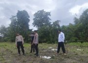 Kapolsek Ranteangin dan Warga Siapkan 1 Hektar Lahan Jagung untuk Ketahanan Pangan 2025