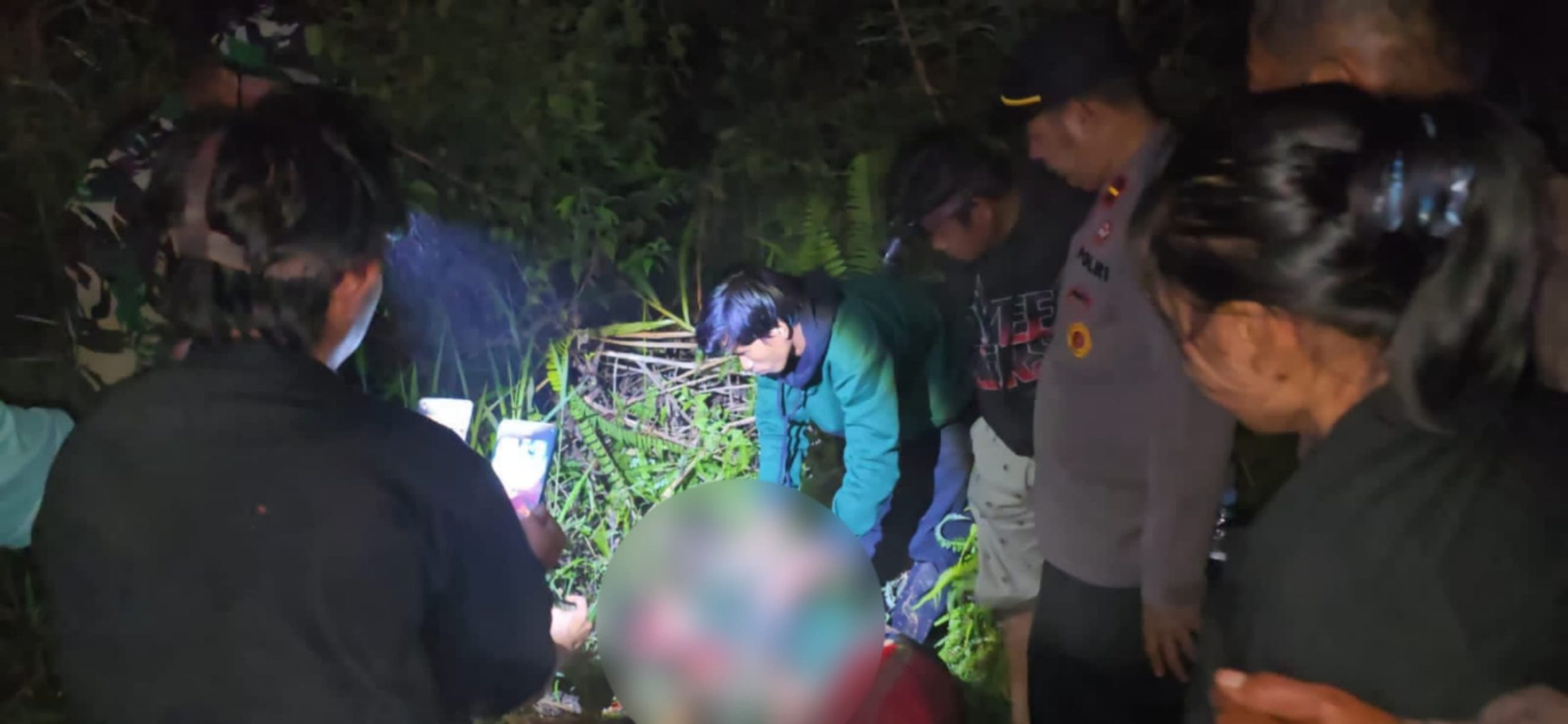 Kapolsek Tolala Saat mendatangi TKP