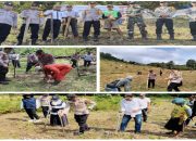 Tingkatkan Ketahanan Pangan, Polres Kolaka Utara Gelar Penanaman Jagung Serentak