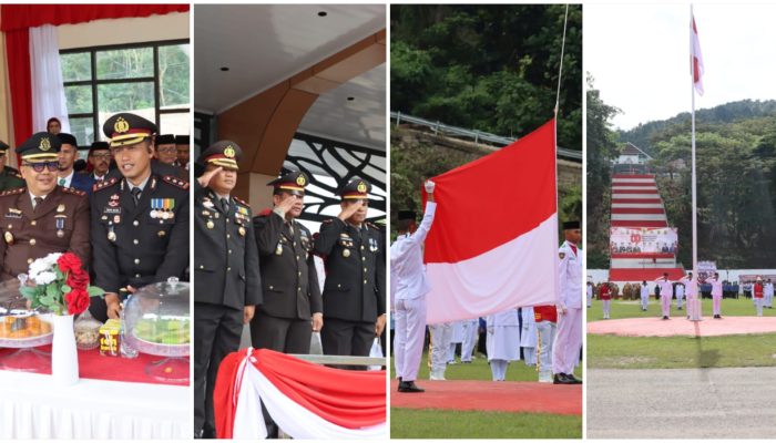 Gelorakan Semangat ’45, Kapolres Kolaka Utara Hadiri Upacara HUT RI ke-80