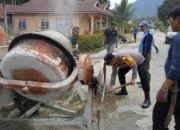 Semangat Gotong Royong dan Kedermawanan Kapolsek Rante Angin