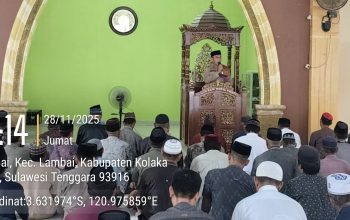 Kapolsek Ranteangin Dekatkan Diri dengan Jamaah, Bangun Kemitraan Jaga Kamtibmas