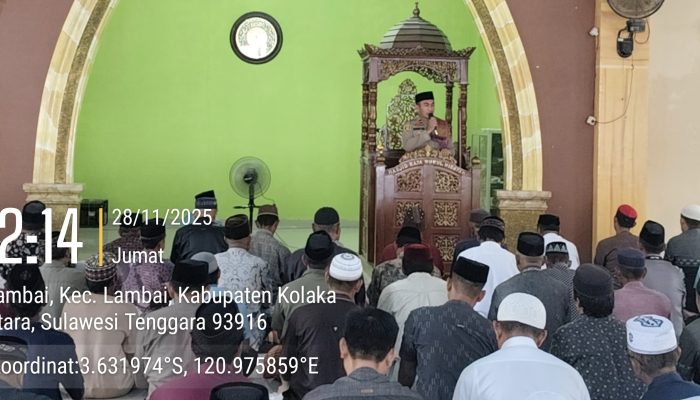 Kapolsek Ranteangin Dekatkan Diri dengan Jamaah, Bangun Kemitraan Jaga Kamtibmas