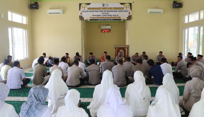 Mengetuk pintu Langit : Cara Polres Kolaka Utara Tutup Tahun 2025 dengan kerendahan hati.