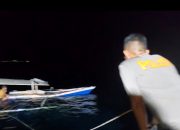 Respon Cepat Polri dan Tim Gabungan Selamatkan Nyawa Dua Nelayan yang Kapalnya Terbalik