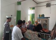 SAT LANTAS POLRES KOLAKA UTARA TANGANI KECELAKAAN MAUT DI DESA LAMETUNA