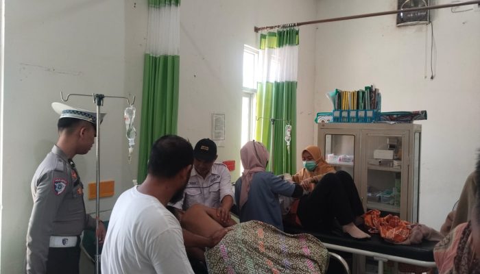 SAT LANTAS POLRES KOLAKA UTARA TANGANI KECELAKAAN MAUT DI DESA LAMETUNA