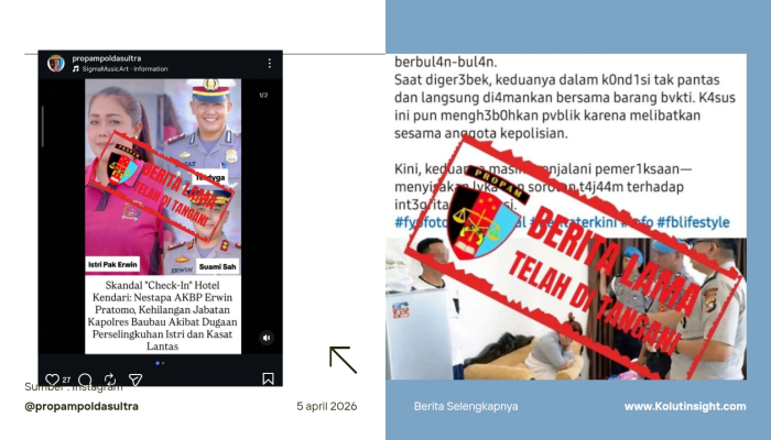 Propam Polda Sultra Pastikan Unggahan Viral yang Beredar Adalah Berita Lama: Kasus Sudah Selesai Ditangani