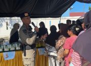 Batalyon A Pelopor Satbrimob Polda Sultra Gelar Pasar Murah 