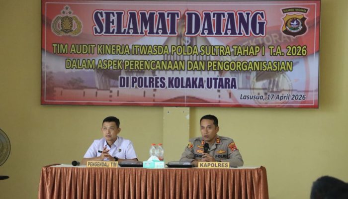 Itwasda Polda Sultra Bedah Kinerja Polres Kolaka Utara
